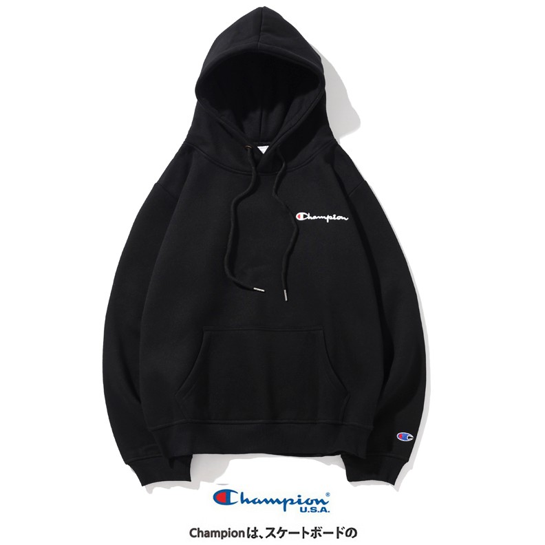 Áo Hoodie Cotton Thêu Chữ Champion Thời Trang Cho Nam Nữ | BigBuy360 - bigbuy360.vn
