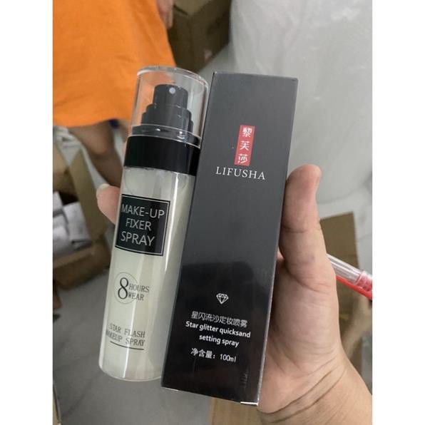 Xịt nhũ khóa trang điểm cố định lớp make up Star Flash Spray 8 Hours Wear Sena Beauty | BigBuy360 - bigbuy360.vn