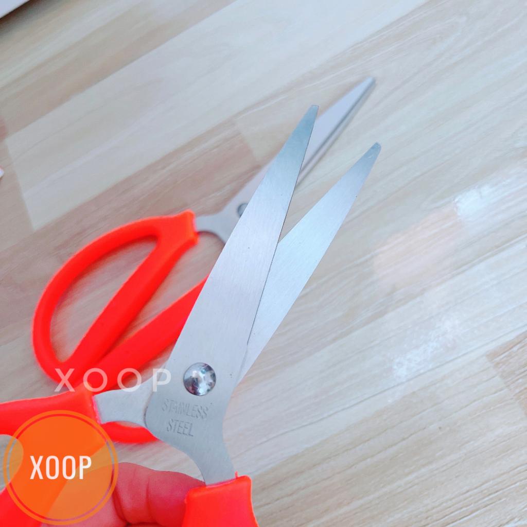 Sale !!! Kéo cắt lưỡi thép  màu cam tiện dung (SP002176 ) shop phúc yến
