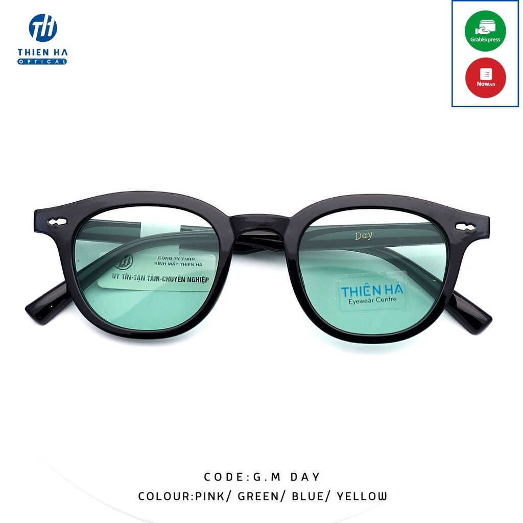 Kính mát  thời trang chống nắng nam nữ Thiên Hà OPTICAL unisex nhựa nhẹ dáng oval trẻ trung nhiều màu GM DAY