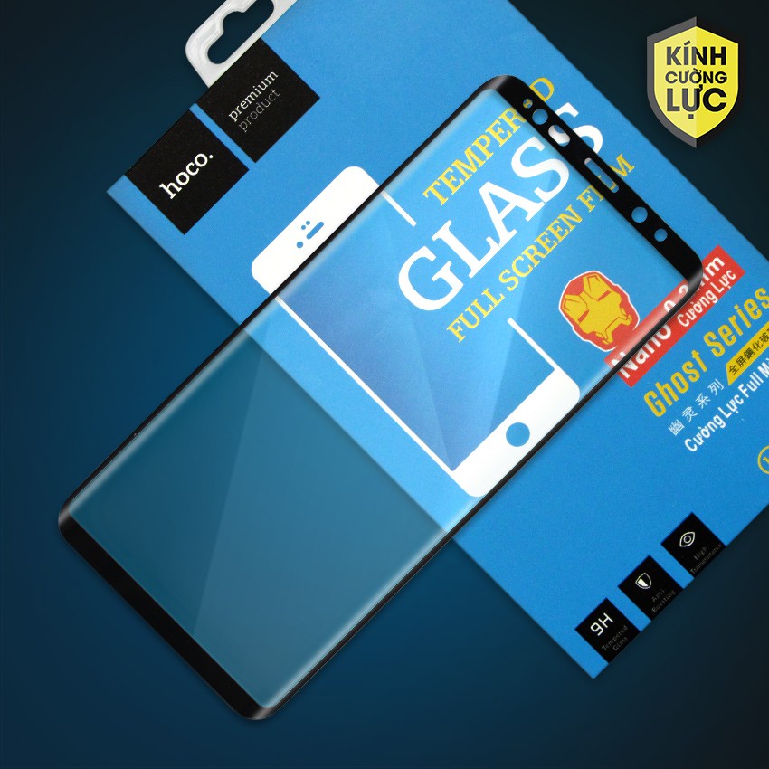 Cường lực Galaxy Note 9 hiệu Hoco Full LCD (Đen)
