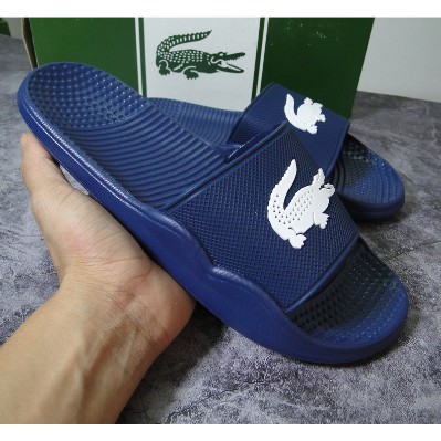 Dép đúc nam  ❤️FREESHIP❤️Lacoste KZ xuất dư màu Xanh Navy  - Rẻ vô địch - Đổi size 7 ngày