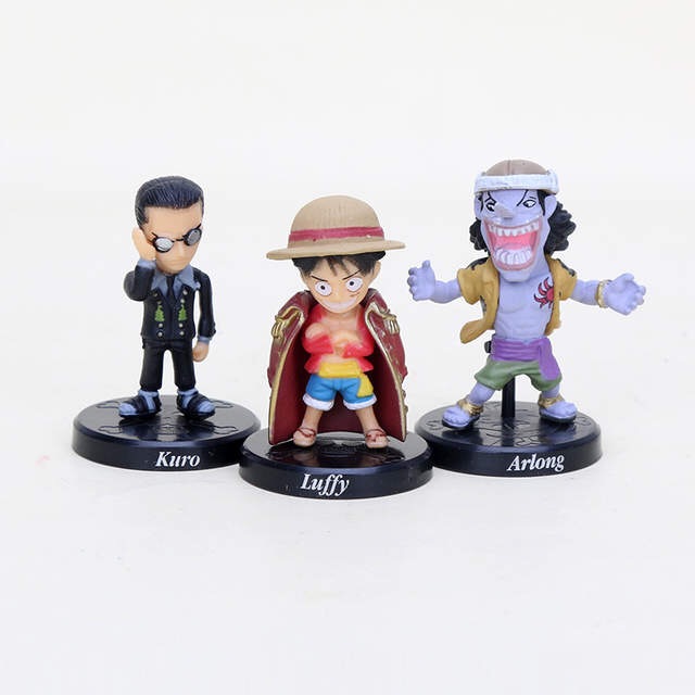 ♥️ Set 12 Mô Hình Nhân Vật One Piece Đảo Hải Tặc ♥️ 5cm ♥️