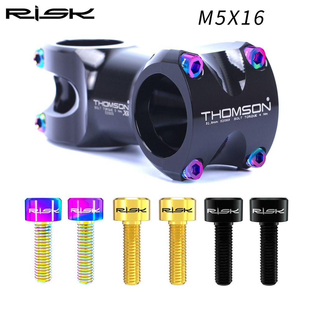 CACTU Set 6 Ốc Vít Hợp Kim Titan Gắn Tay Lái Xe Đạp