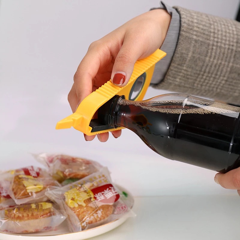 1PC Household V-shaped Adjustable Non-slip Labor-saving Can Opener Bottle Opener