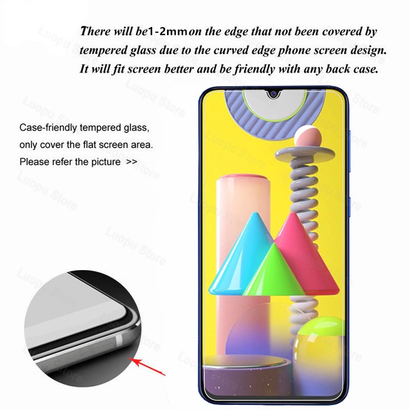 Miếng Dán Kính Cường Lực Cho Samsung M31, Dán Màn Hình Samsung