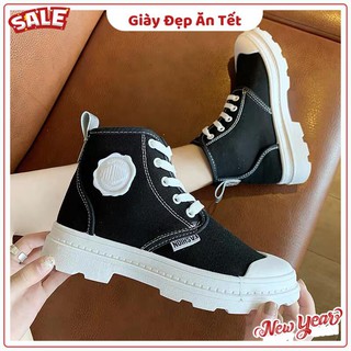 Bốt vải dây buộc đế răng cưa PaLa
