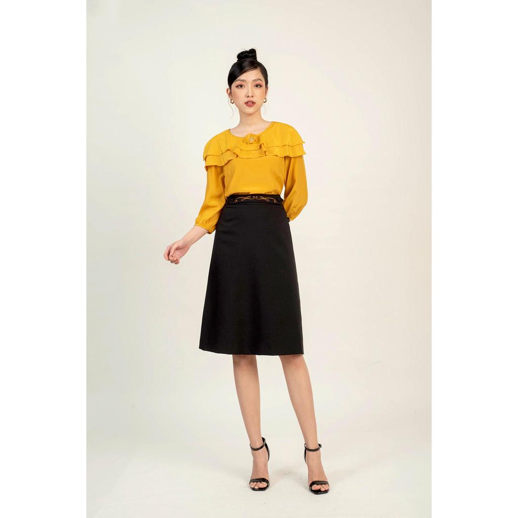 Zuýp A Thêu Cạp MMOutfit M-JU060121037