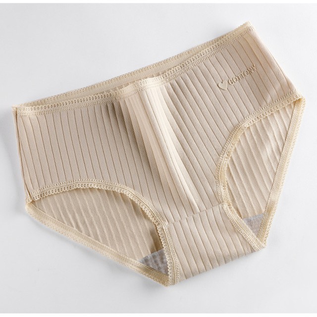 Quần Lót Nữ, Quần Chíp Nữ Cotton Gân Viền Siêu Đẹp QL04
