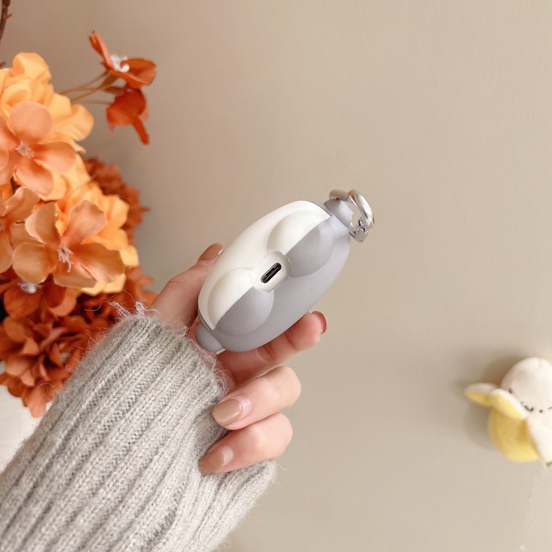 Vỏ Bảo Vệ Hộp Sạc Tai Nghe Redmi Buds 3 Hình Cá Mập 3D Dễ Thương Chống Rơi
