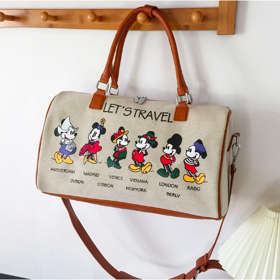 Túi xách du lịch hình Mickey và các địa danh thế giới