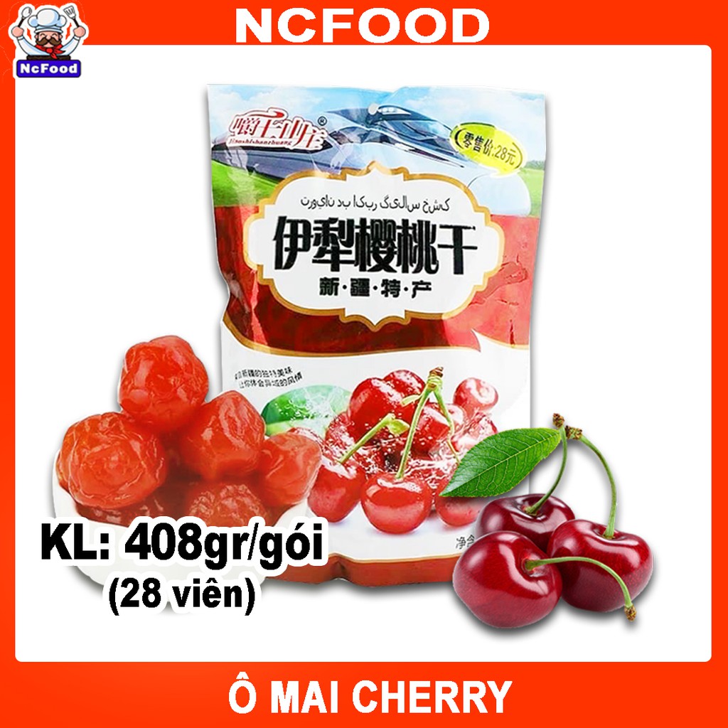 Ô Mai Nho/Táo Đen/Cherry/Việt Quất/Mận Đỏ/Mận Dẻo/ Ô Mai Thập Cẩm 408gr NCFOOD