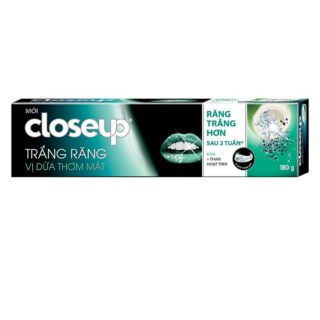 Kem Đánh Răng Dạng Gel Closeup Trắng Răng Vị Dừa Thơm Mát (180g) 