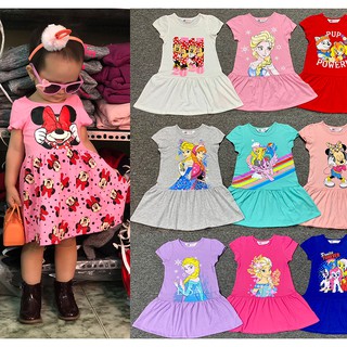 Combo 3 váy bé gái xuất xịn rẻ nhất. Hình Elsa, Minie, Shophia .. hàng H-M, Car-ter rẻ mà rất đẹp
