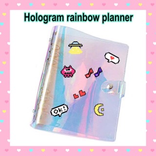 Tháng 9 - Trọn bộ sổ planner cầu vòng HOLOGRAM RAINBOW