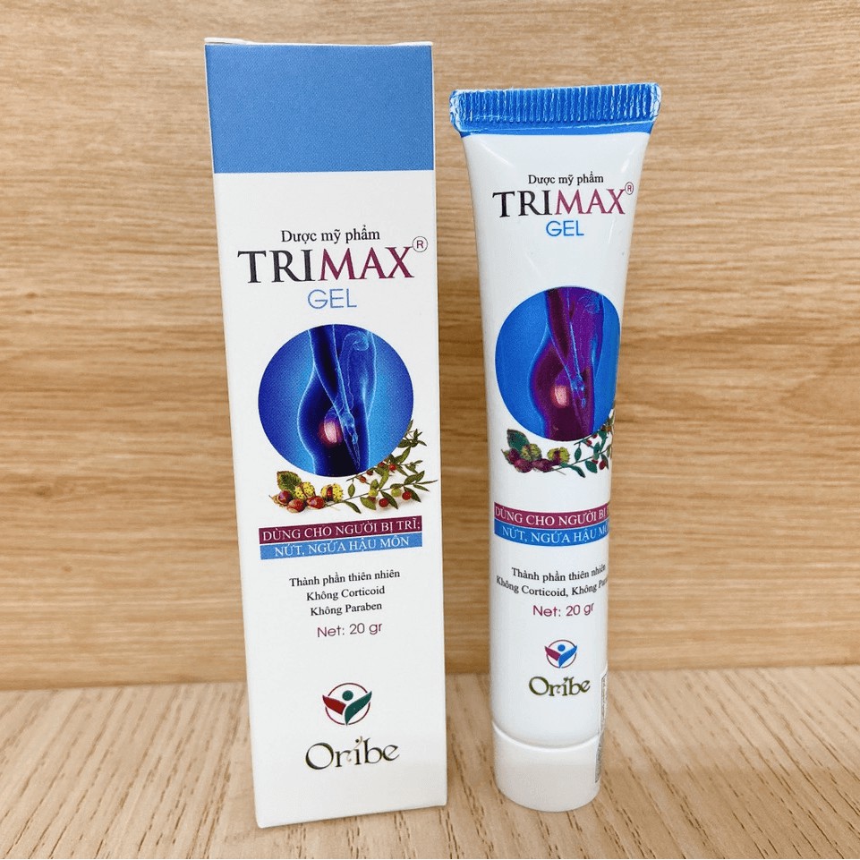 Gel bôi trĩ Trimax – Hỗ trợ giúp co búi trĩ (tuýp 20g)