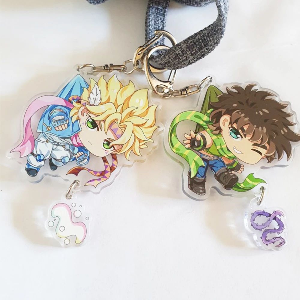 Móc khóa nhựa acrylic hình nhân vật hoạt hình Jojo Bizarre Adventure AVALENTINE