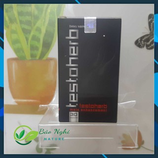 Viên Tăng Cường Sinh Lý Testoherb - Khơi Dậy Bản Lĩnh Phái Mạnh - Chính Hãng Phiên Bản 30 Viên [Che Tên Lúc Giao]