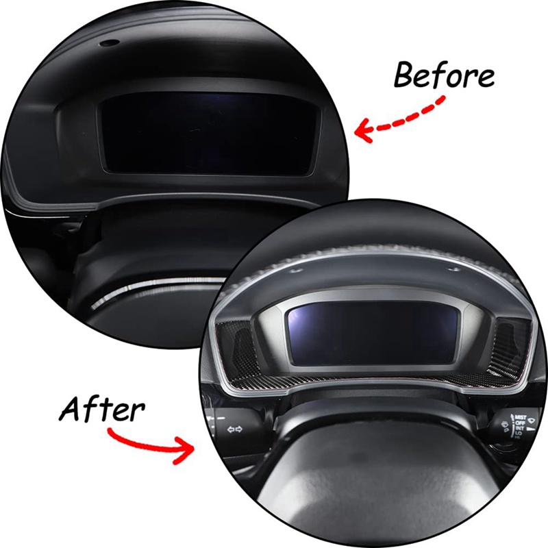 Miếng Dán Sợi Carbon Trang Trí Bảng Điều Khiển Xe Hơi Honda Civic 2022 11Th