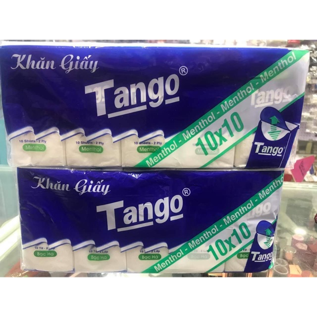 KHĂN GIẤY TANGO ( 10 GÓI NHỎ )