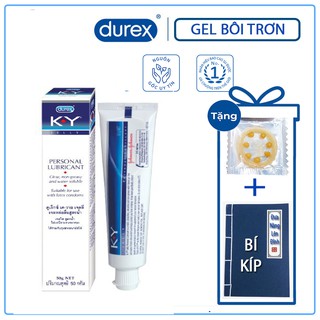 Gel bôi trơn Durex K-Y Jelly chống khô rát, hỗ trợ đắc lực giúp các cuộc yêu lọ 50g