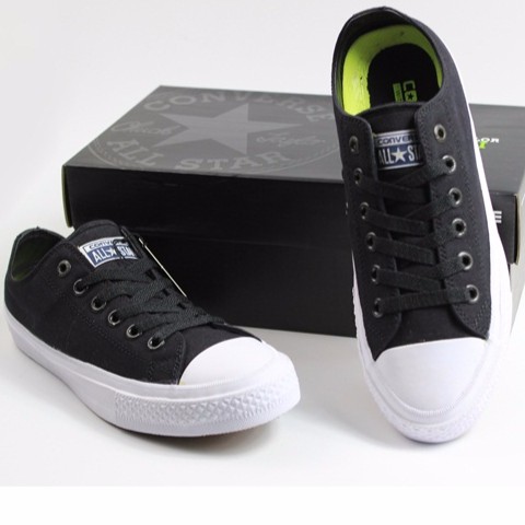 Giày Ck2 AllStar Nam Cổ Thấp Xám Đậm