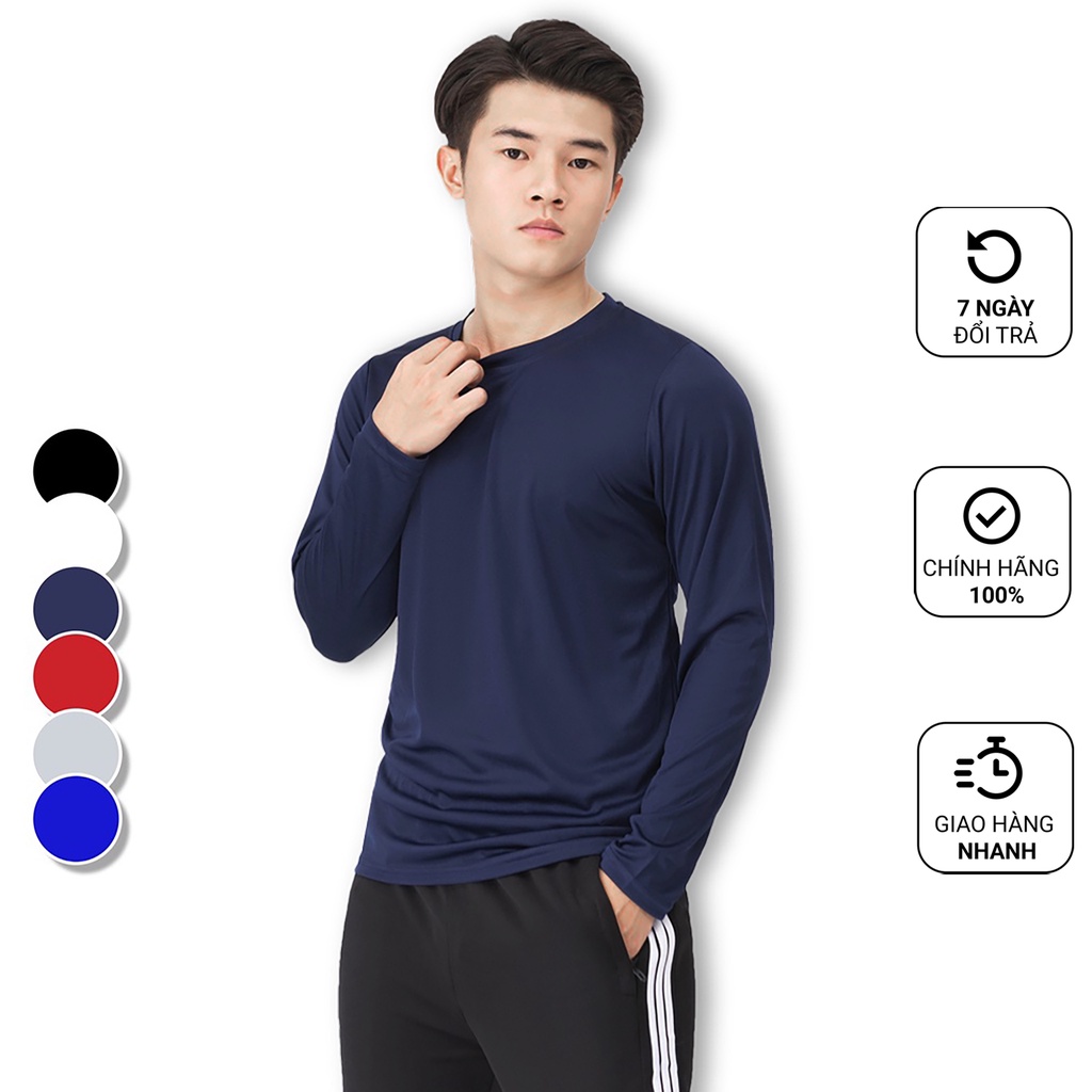Áo thun giữ nhiệt nam thể thao Ecollect  phom đẹp chất vải dày dặn