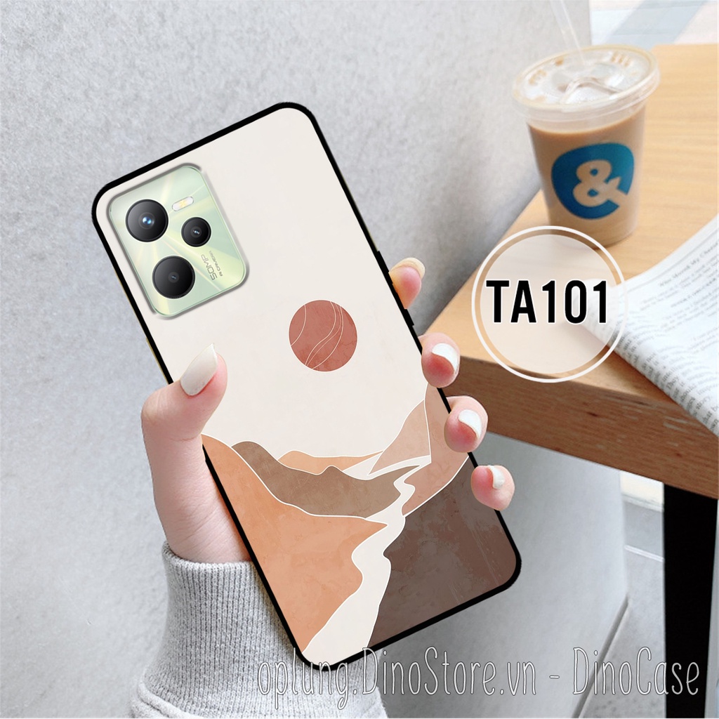 Ốp Realme 9i - Realme C35 - Oppo A76/A36 lưng nhựa viền dẻo bảo vệ camera chống bẩn in hình phong cảnh vintage.
