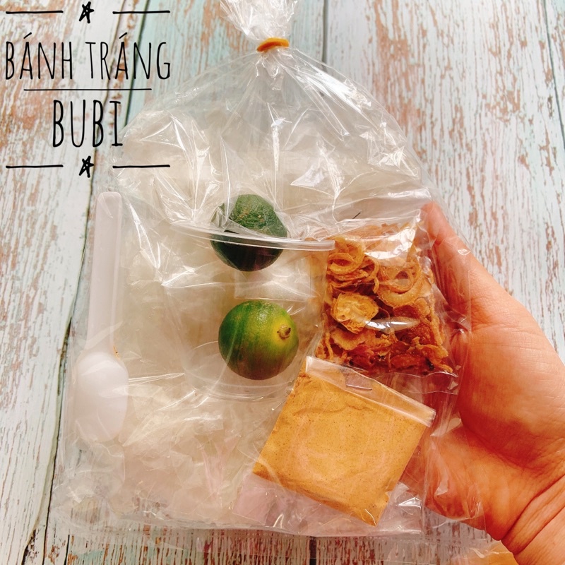 Bánh tráng sợi Phun sương Chấm Muối Tôm Sặc Hành Phi Giòn Thơm Cực Ngon - Đặc biệt không dầu