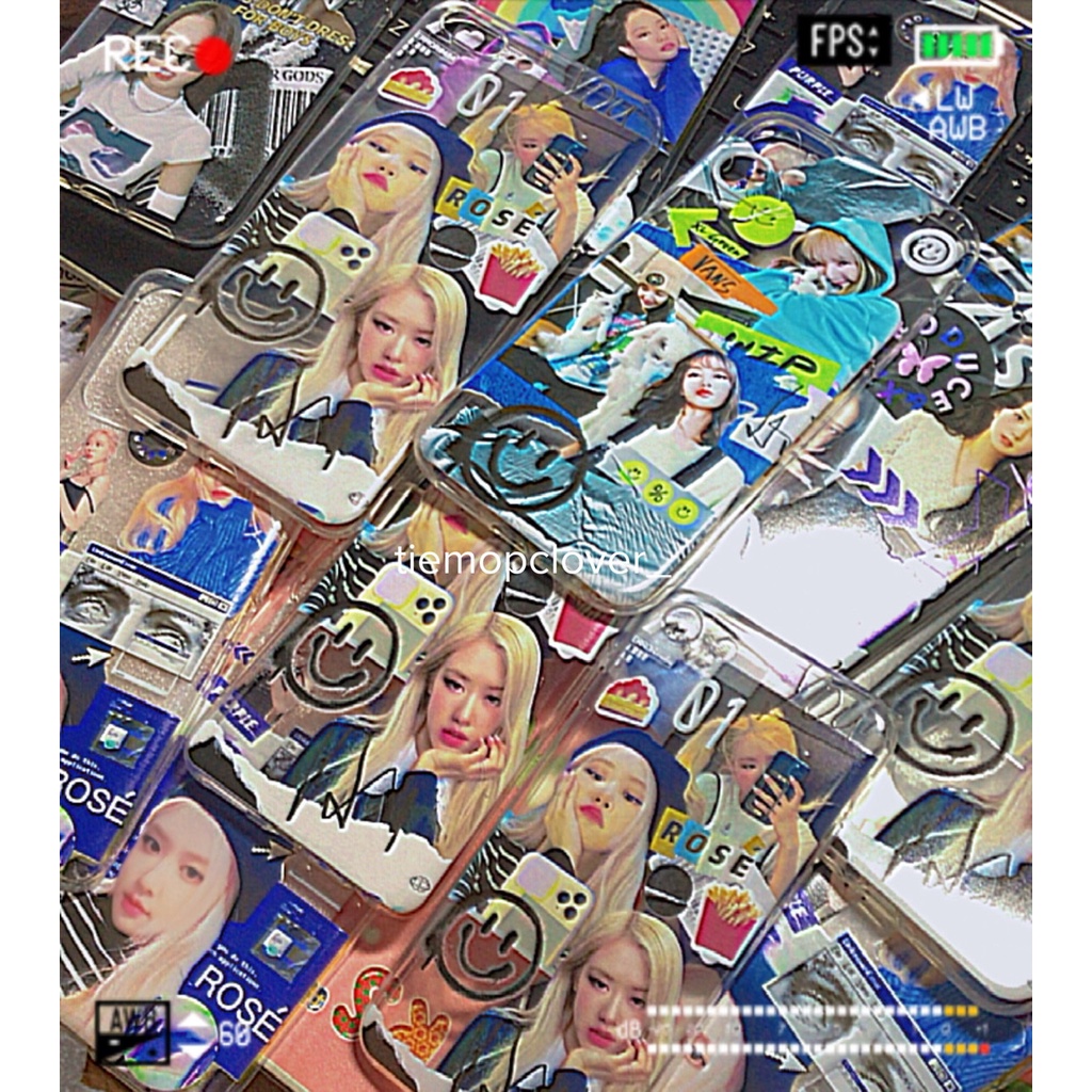 Ốp điện thoại BLACKPINK Lisa, Rosé , Jennie, Jisoo nhóm nhạc BLACKPINK Hàn Quốc