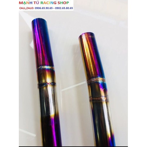 Cổ pô inox xi titan gắn cho dream,wave