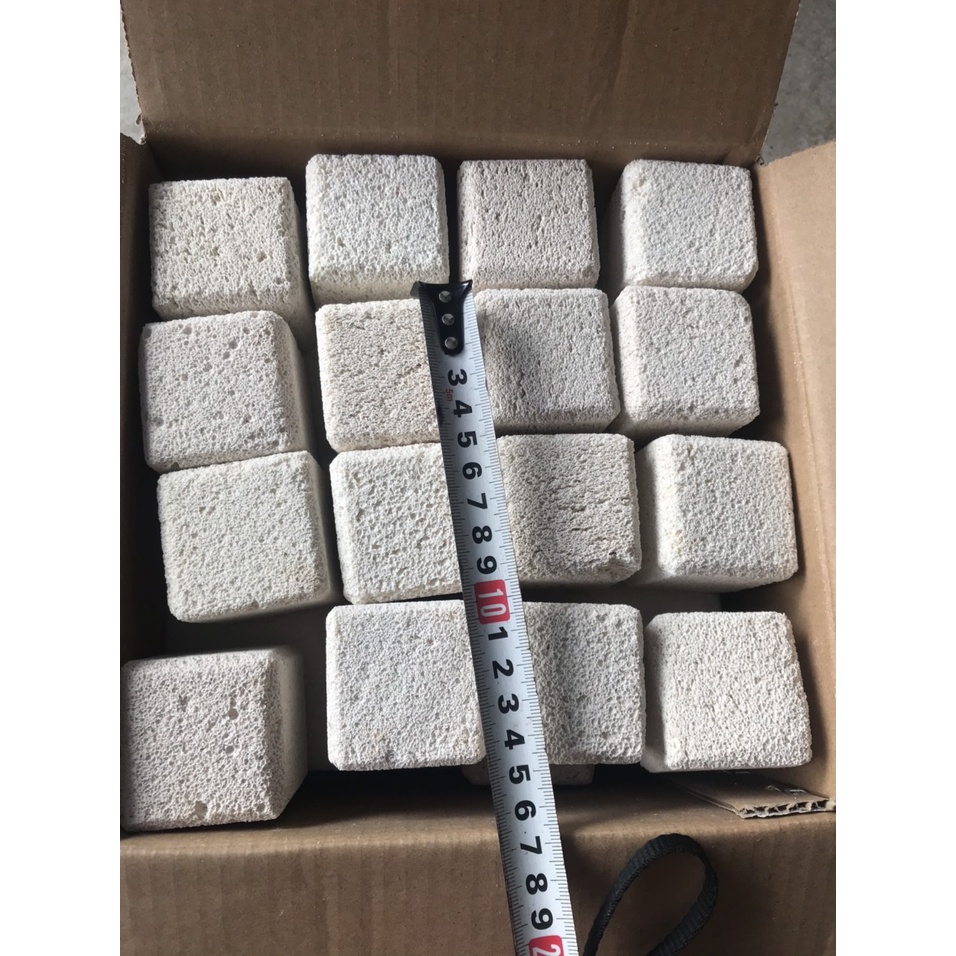 Sứ Lọc Nano của Porpoise hình vuông 5mm,nuôi vi sinh,sứ lọc hồ cá giá rẻ