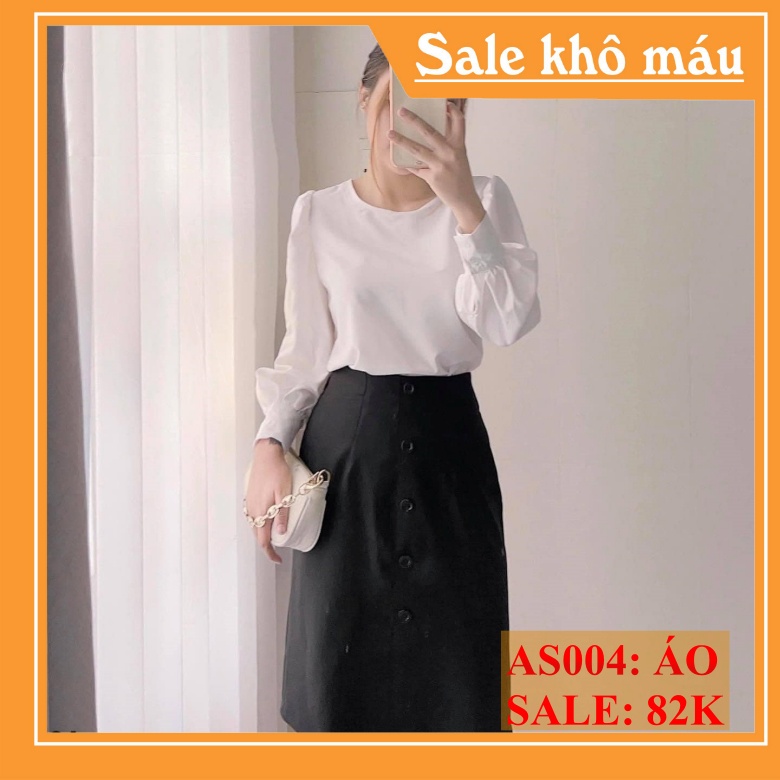 Áo công sở cổ tròn CHIBEST_AS004