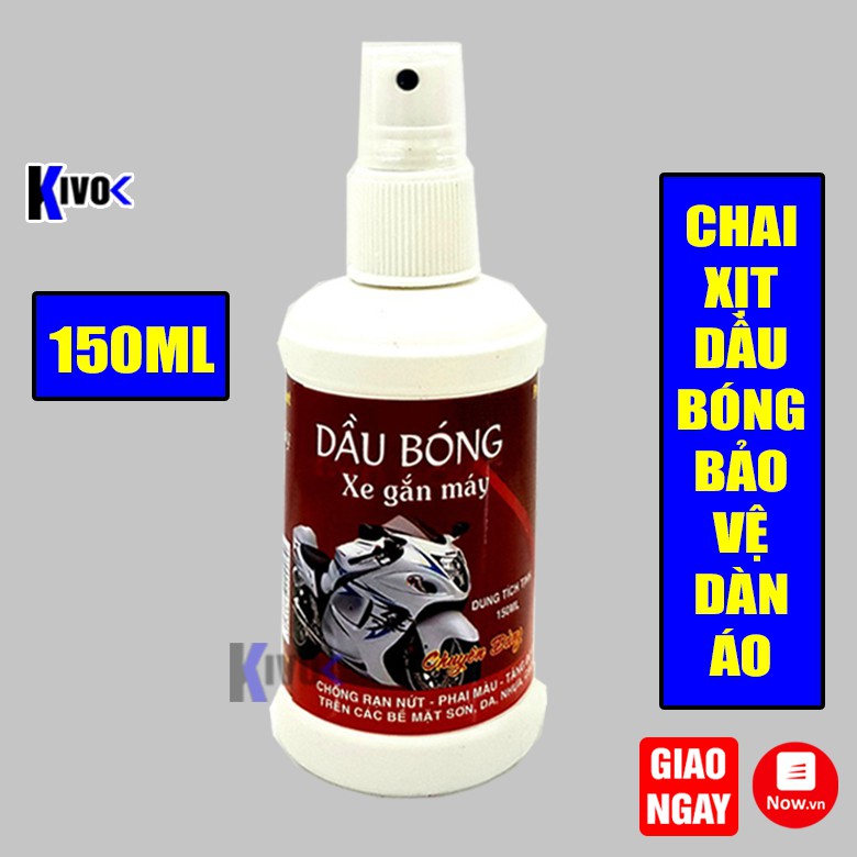 Bình Xịt Dầu Bóng Xe Máy Đa Năng 909 Kifa 150ML Làm Tăng Độ Bóng Bẩy Trên Các Bề Mặt : Sơn,Da,Nhựa,Simili,.. - Kivo