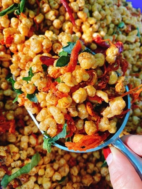 1KG BẮP (NGÔ) LẮC KHÔ GÀ LÁ CHANH CAY THƠM NGON