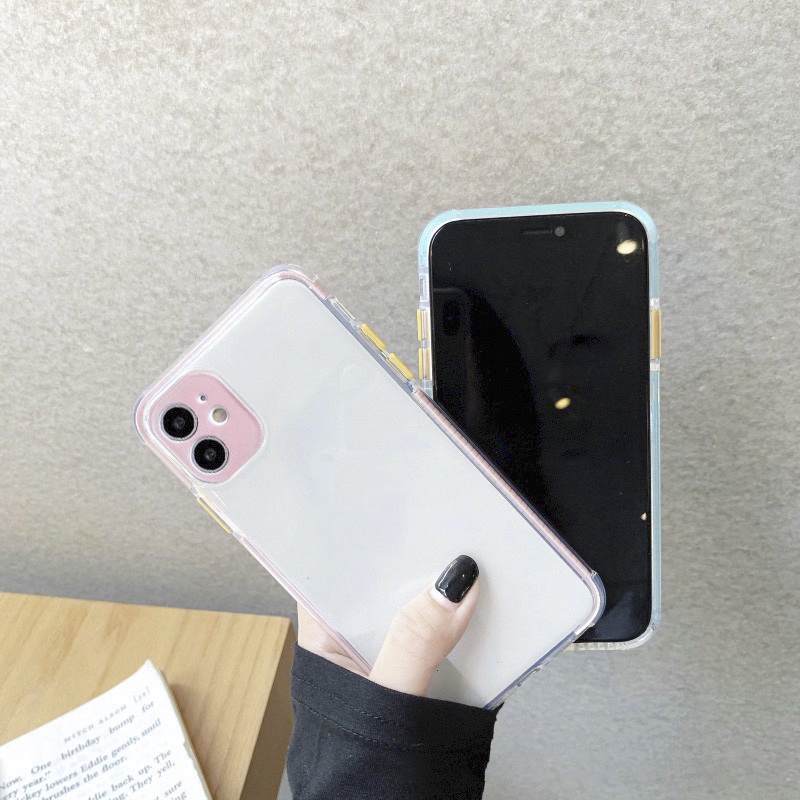 Ốp lưng iphone Full Cam viền màu chống trượt 6/6plus/6s/6splus/7/7plus/8/8plus/x/xs/11/12/13/14/pro/max/promax/plus