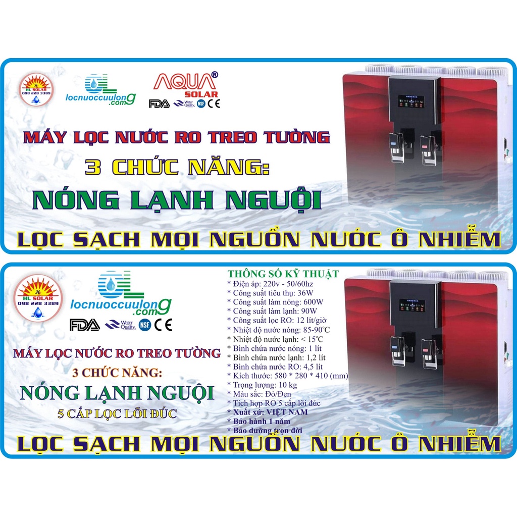 MÁY LỌC NƯỚC RO CAO CẤP TREO TƯỜNG OVIO TÍCH HỢP NÓNG LẠNH NGUỘI 5 CẤP