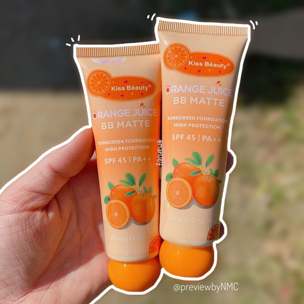 Kem nền Orange Juice BB Matte KISS BEAUTY THÁI LAN | BigBuy360 - bigbuy360.vn