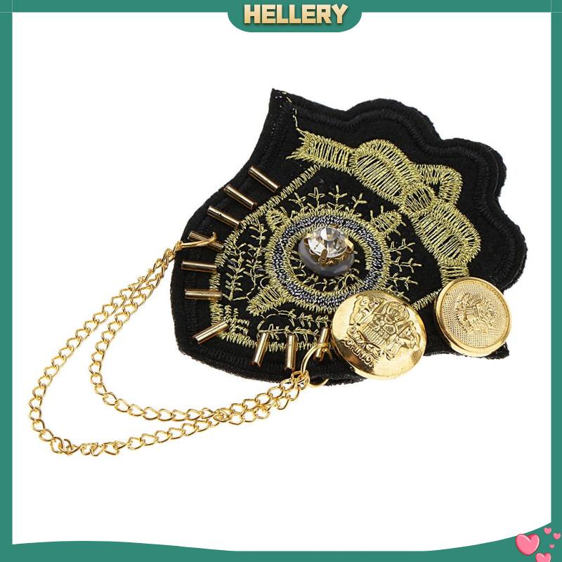 [HelleryVN] Ghim Cài Áo Bằng Bạc Hóa Trang Farbic Phong Cách Retro Anh Quốc Hợp Thời Trang