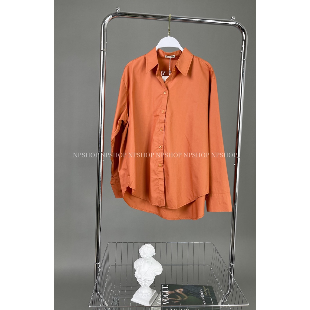 Áo sơ mi nữ tay dài oversize nhiều màu NPA052