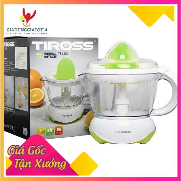 [Mã ELHA22 giảm 5% đơn 300K] Vắt Cam Tiross TS1392 - Bảo hành 12 Tháng (giadunggiatot14)