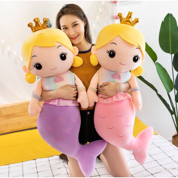 [FREESHIP] GỐI ÔM HÌNH THÚ SWEET - NÀNG TIÊN CÁ 50cm [HCM]