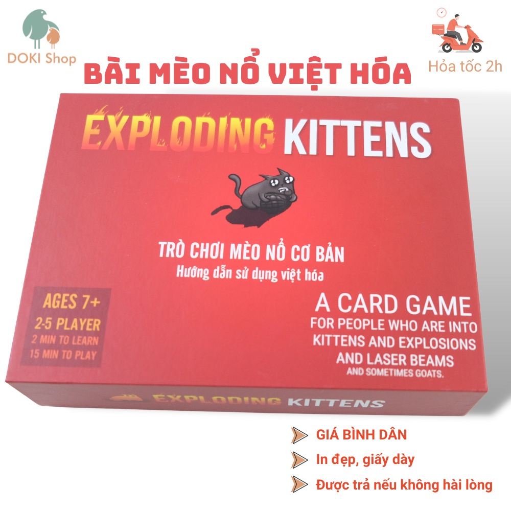 Combo Bài Mèo nổ Việt hóa và 6 bộ mèo nổ mở rộng giá rẻ