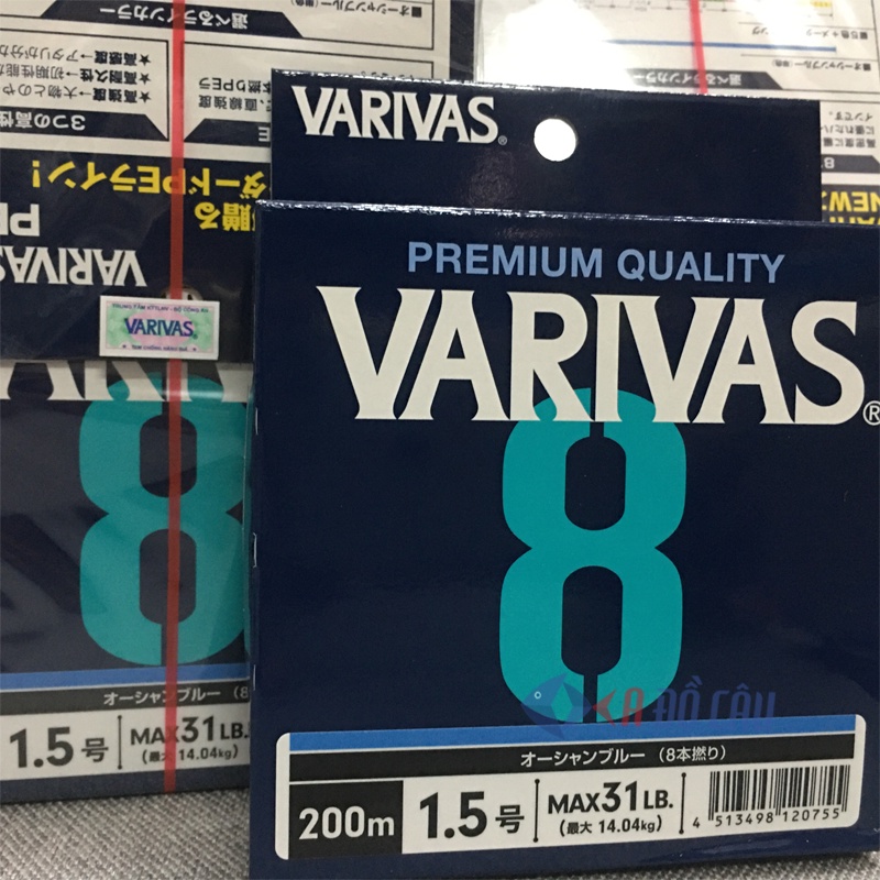 Dây PE X8 Varivas PE 8 Ocean Blue Edition