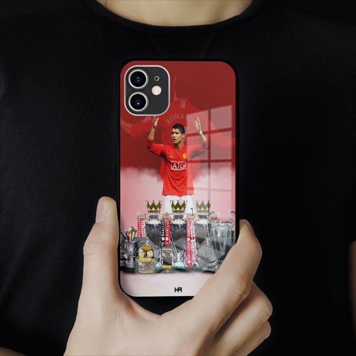 Ốp kính cường lực CR7 C.Ronaldo siêu nhân Cực Hiếm cho tất cả các đời Iphone năm 2021 OK-FOO2001021