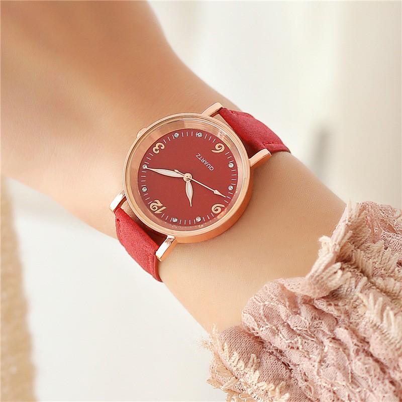 Đồng hồ nữ dây da thời trang học sinh, sinh viên D-ZINER chính hãng ND09 - LINDO