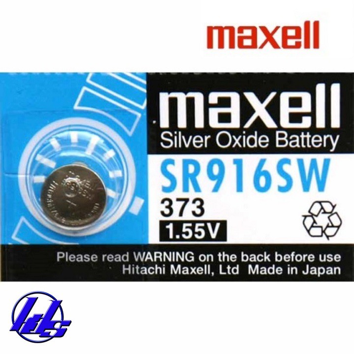 Pin đồng hồ SR916SW/373 Maxell chính hãng - Vỉ 5 viên
