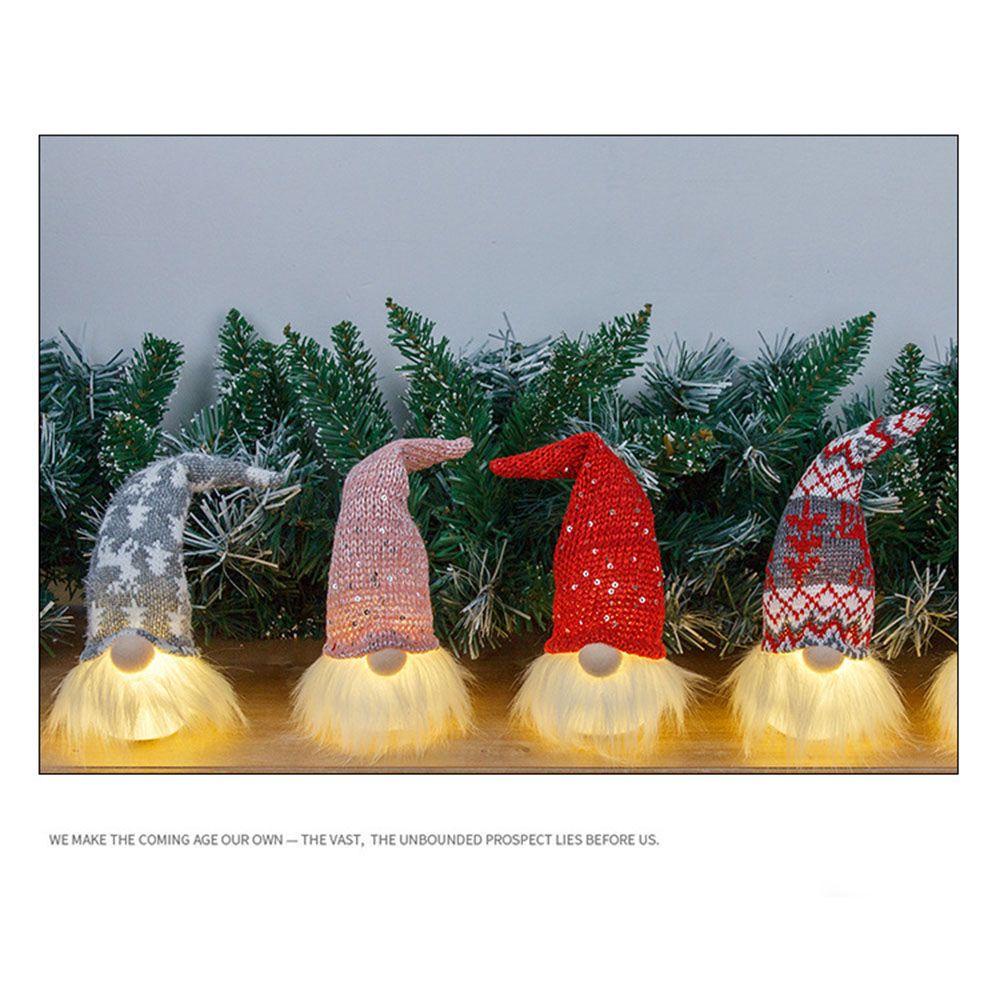 PISTA Đồ Chơi Ông Già Noel Có Đèn LED Trang Trí Cây Thông Noel