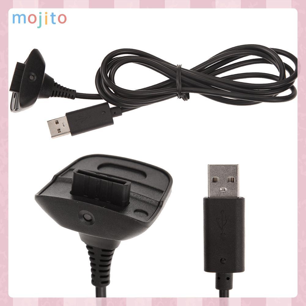 MOJITO USB Charging Cable Wireless Game Controller Gamepad Joystick for Xbox 360