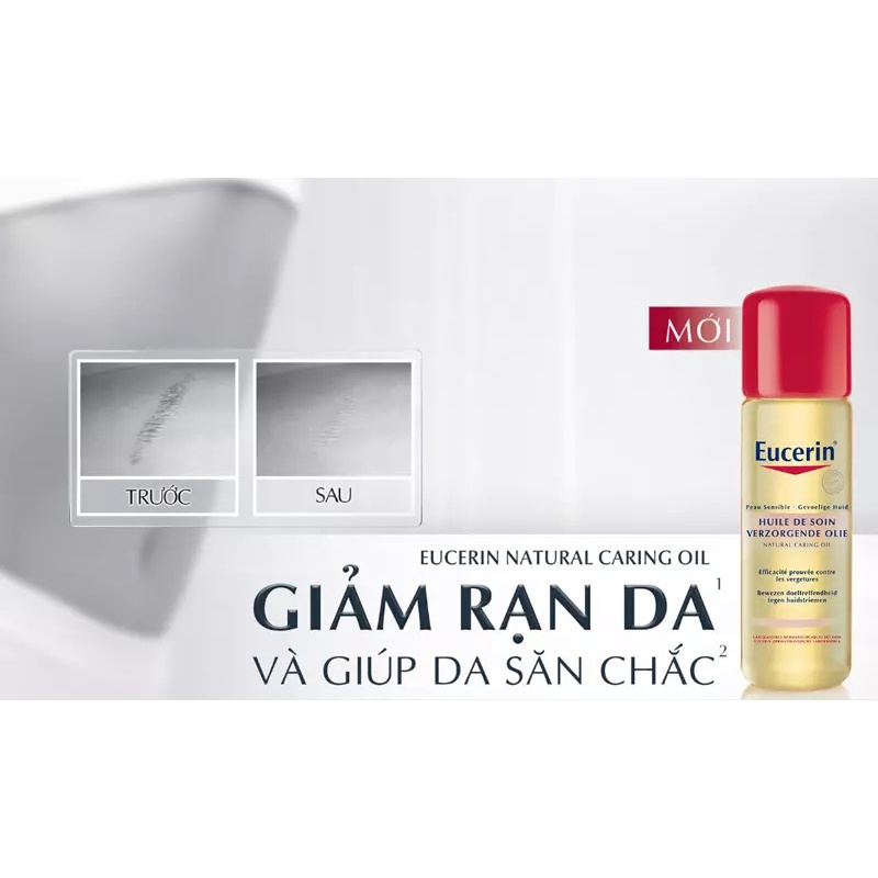 [Chính Hãng] Dầu ngừa rạn da Eucerin Nature Caring Oil 125ml